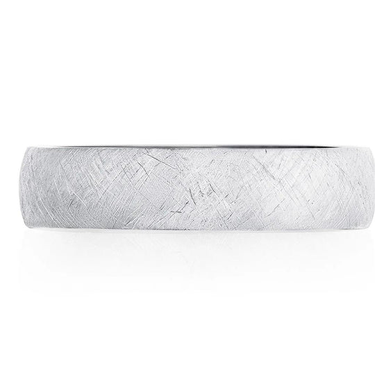 Tacori 14K White Gold Men's Brushed Band P600 5.5 FW