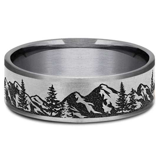 Benchmark Gray & Black Tantalum Mountain Tree Range Band CFT6775195GBKTGTA10