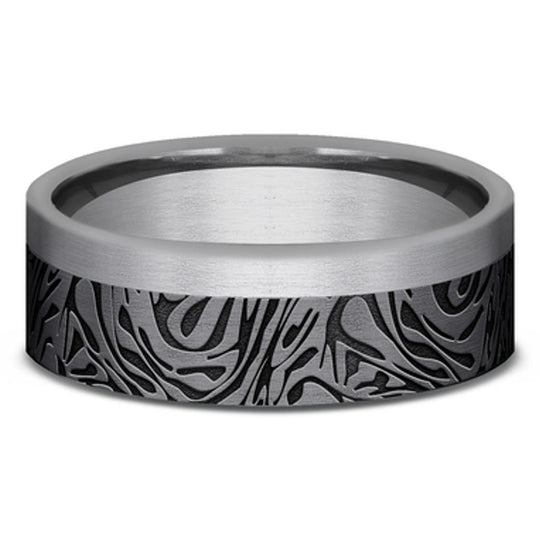 Benchmark Tantalum Faux Mokume Band 025TA7390GTA10