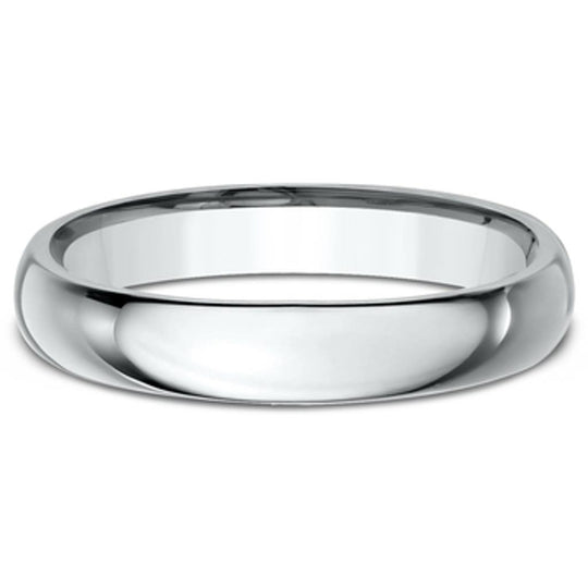 Benchmark 14K White Gold 4mm Comfort Fit Band LCF14014KW07
