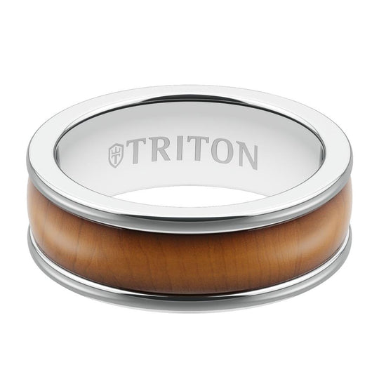 Frederick Goldman Tungsten Wood Wedding Band 11-6189WCD8-G.00