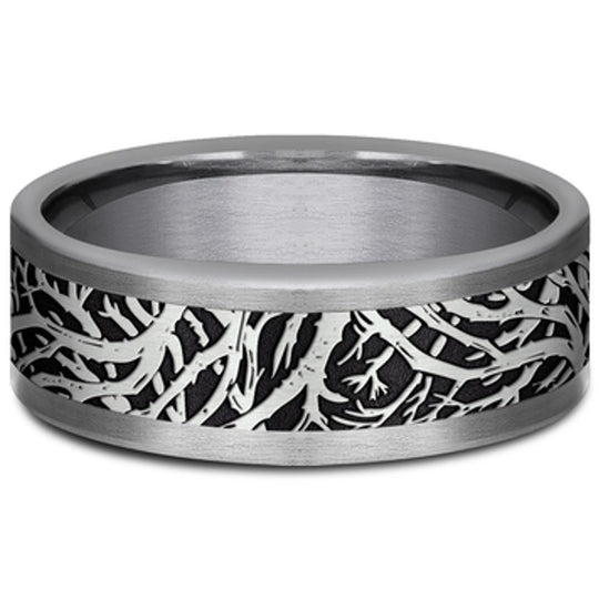 Benchmark Tantalum Gray Enchanted Forest Band CF128611GBKGTA10