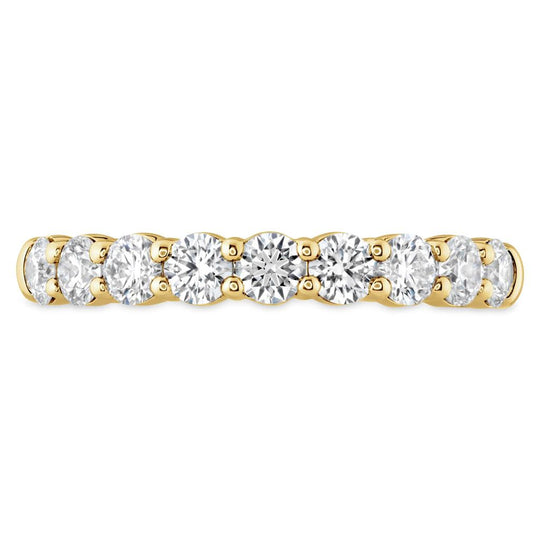 Hearts On Fire 18K Yellow Gold 9 Stone Diamond Band HBASIG900758YY-C