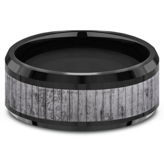 Benchmark Black Titanium Edge & Tantalum Wood Band CF109630BKTGTA10
