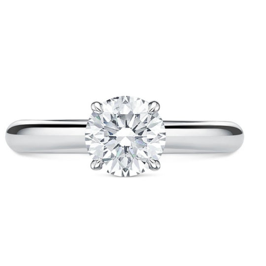 Hearts On Fire Platinum Illustrious Hidden Halo Engagement Ring UU2905PTISI1006500