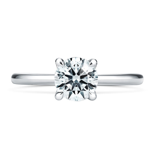 Hearts on Fire Platinum Vela Solitaire Engagement Ring UU2637PTIV11006500