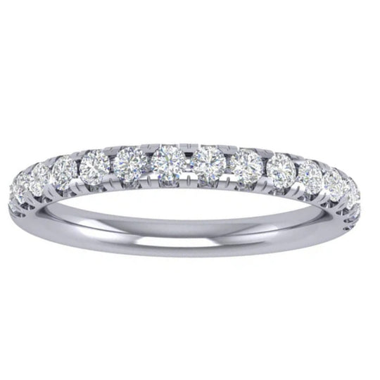 CW Signature 18K White Gold Diamond Band R01132