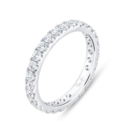 Uneek 18K White Gold Diamond Eternity Band SWS199-1CTW