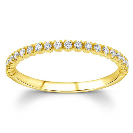 Uneek 18K Yellow Gold Diamond Band RB614Y