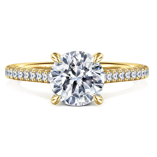 Gabriel & Co 14K Yellow Gold Diamond Engagement Ring ER16129R6Y44JJ