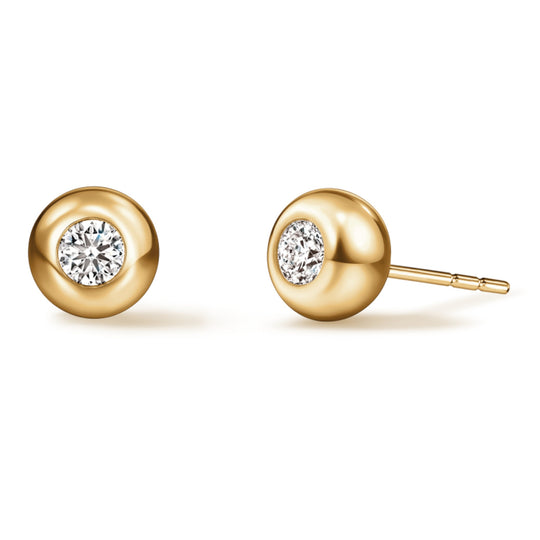 Hearts on Fire 18K Yellow Gold Dream Solitaire Diamond Studs UU32218YGHV035