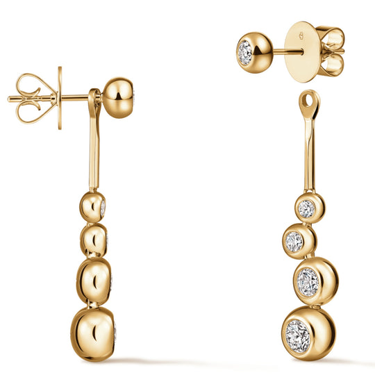 Hearts on Fire 18K Yellow Gold Dream Drop Diamond Earrings UU31988YGHV140
