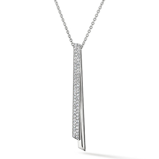 Hearts on Fire 18K White Gold Inside/Out Flip Diamond Pendant Necklace UU30208WGHV0351800