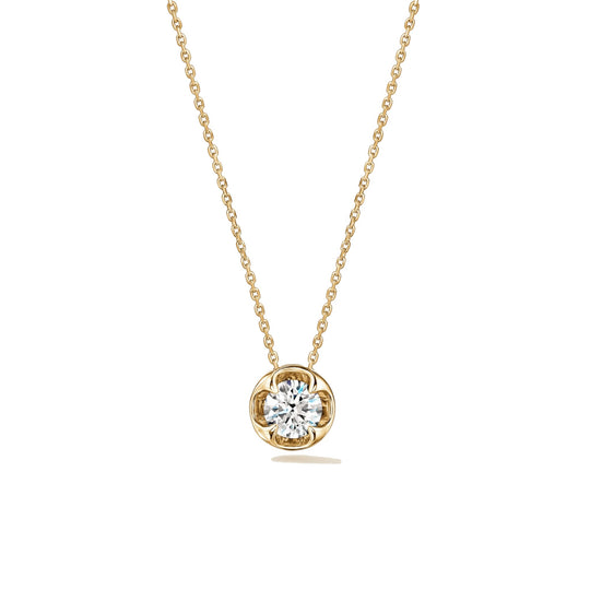 Hearts on Fire 18K Yellow Gold Whimsical Circle Diamond Pendant Necklace  UU31838Y