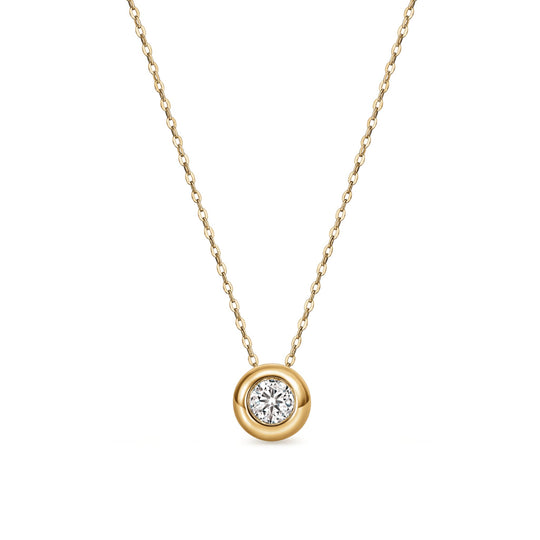 Hearts on Fire 18K Yellow Gold Dream Solitaire Diamond Pendant UU32668YGHV0151800