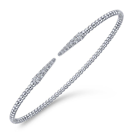 Gabriel & Co 14K White Gold Diamond Bujukan Bracelet BG4216-65W45JJ