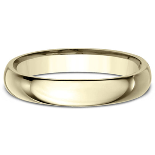 Benchmark 14K Yellow Gold 4mm Comfort Fit Band LCF14014KY06.5