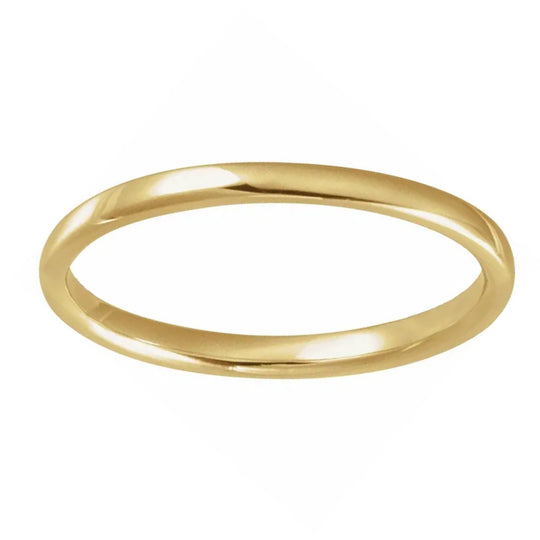 14K Yellow Gold 1.8mm Plain Wedding Band 51635:602:P