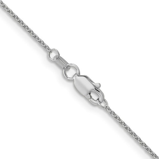 14K White 1.1mm Cable Chain 4072-16