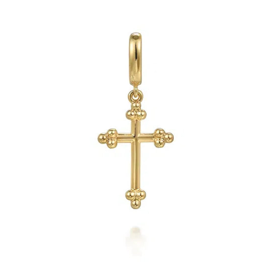 Gabriel & Co 14K Yellow Gold Bujukan Cross Pendant PT7577Y4JJJ
