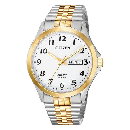 Citizen Gents Two Tone Stainless Steel Gents Quartz Watch BF5004-93A