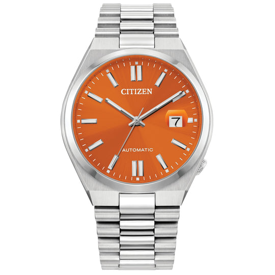 Citizen Gents Tsuyosa Orange Automatic Watch NJ0151-53Z