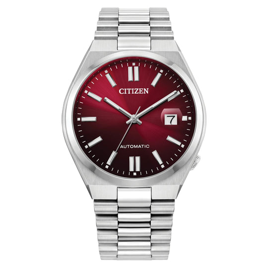 Citizen Gents Stainless Steel Red Tsuyosa Automatic Watch NJ0150-56W