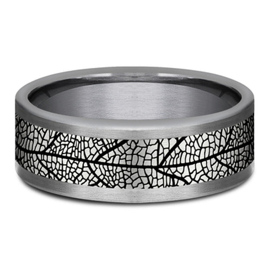 Benchmark Tantalum Gray Leaf Band CF128613GBKTGTA10