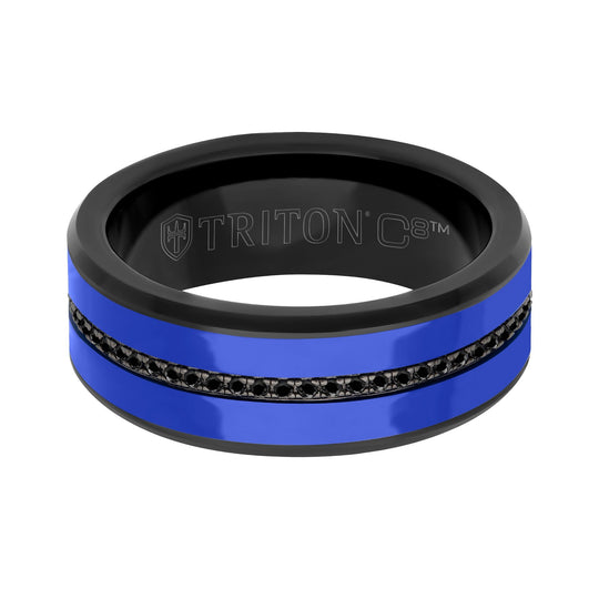 Frederick Goldman Tungsten Black Sapphire Band 22-6257KBCEU070-L.01