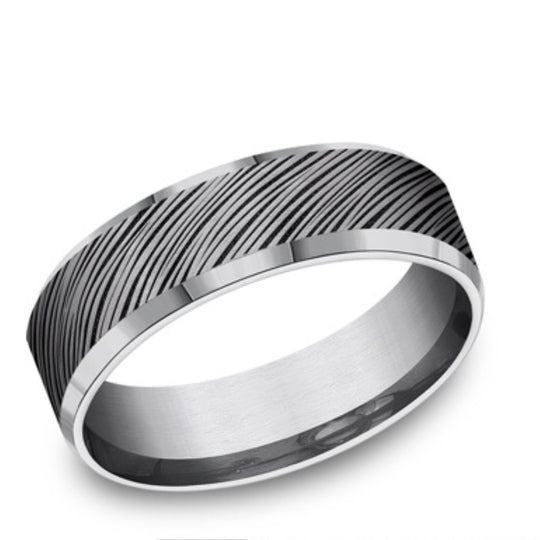 Benchmark Tantalum Cross Bark Band CFBP847619GTA10