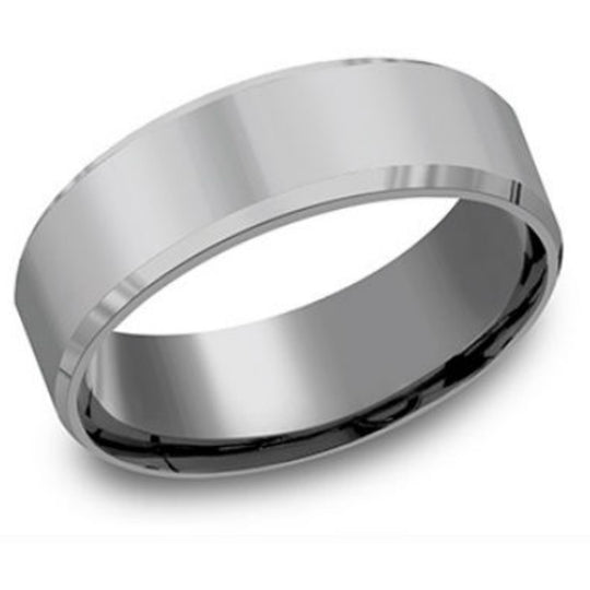 BenchmarkTantalum Beveled Edge High Polish Wedding Band CF67338GTA10