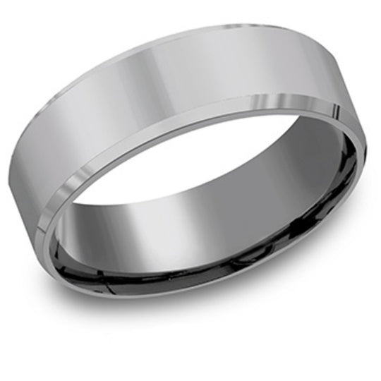 BenchmarkTantalum Beveled Edge High Polish Wedding Band CF67338GTA10