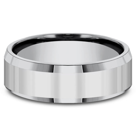 BenchmarkTantalum Beveled Edge Wedding 7mm Band  CF67426GTA10