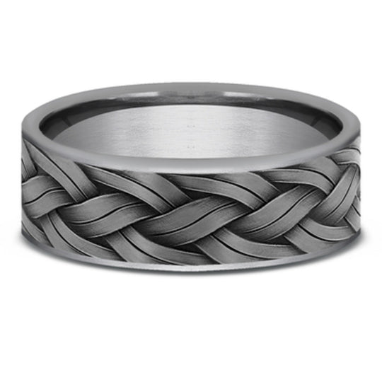 Benchmark Tantalum Flat Braided Rope 7mm Band CFBP847880GTA10