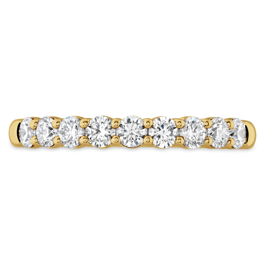 Hearts On Fire 18K Yellow Gold 9 Stone Diamond Band HBASIG900508Y-C