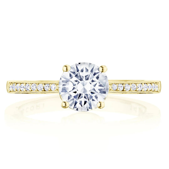 Tacori 14K Yellow Gold Coastal Crescent Engagement Ring P102 RD 6 FY