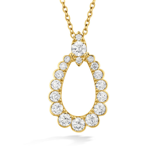 Hearts On Fire 18K Yellow Gold Aerial Regal Diamond Necklace HFPAREGT00858Y