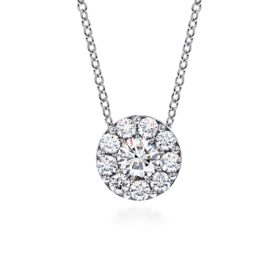 Hearts On Fire 18K White Gold 1/4ct Fulfillment Diamond Necklace FPS00258W