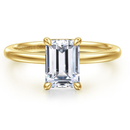 Gabriel & Co 14K Yellow Gold Solitaire Engagement Ring ER15960E8Y4JJJ