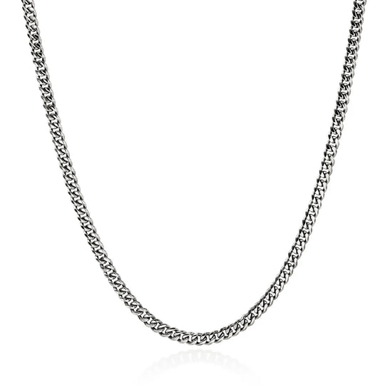 John Hardy Sterling Silver 3.9mm Curb Link Necklace NM98812X24