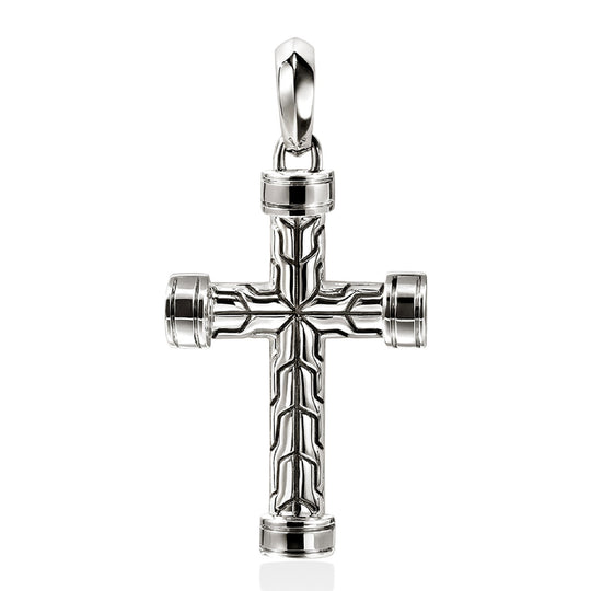 John Hardy Essentials Sterling Silver Cross Pendant HM97334