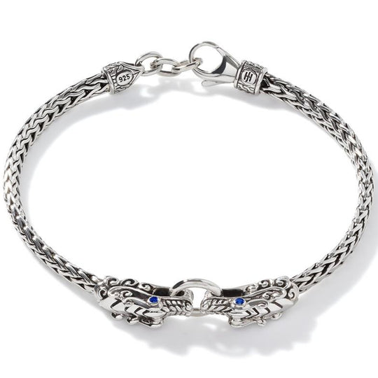 John Hardy Sterling Silver Naga Station Bracelet BBS651041BSPXM