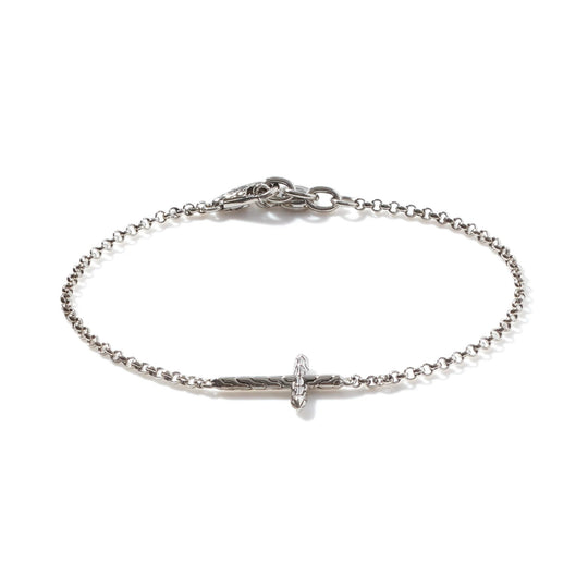 John Hardy Sterling Silver Classic Chain Cross Bracelet BB900013XUM