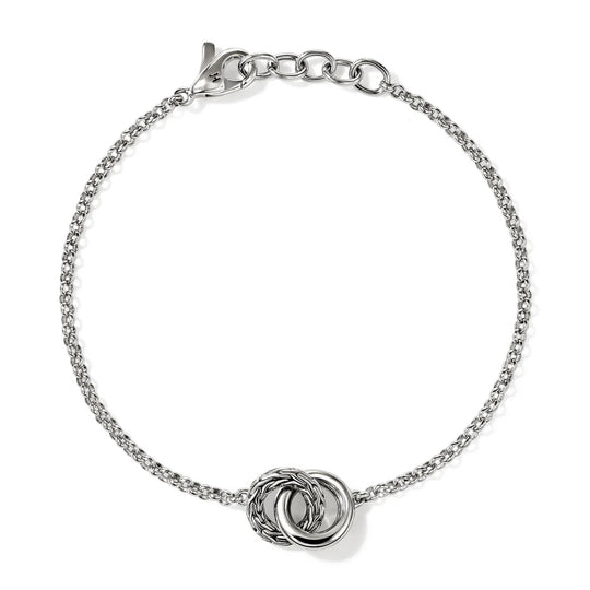 John Hardy Sterling Silver Interlinking Bracelet BU98975XUM