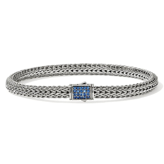 John Hardy Sterling Silver Blue Sapphire Icon Bracelet BUS9900964BSPXUM