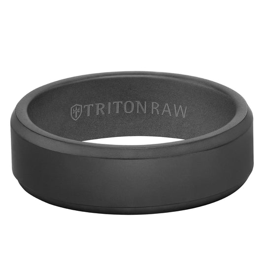 Frederick Goldman Tungsten Beveled Edge Band 11-RAW0123BC7-G.00