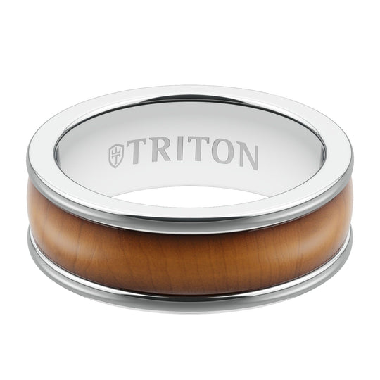 Frederick Goldman Tungsten Wood Wedding Band 11-6189WCD8-G.00