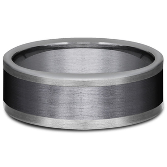 Benchmark Tantalum Edge Titanium Satin Finish Band CF128010BKTGTA10