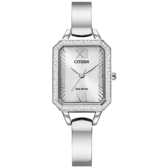 Citizen Stainless Steel Silhouette Crystal Eco Drive Watch EM0980-50A