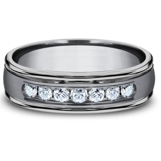Benchmark Tantalum Channel Set Diamond Band RECF516516LGGTA10